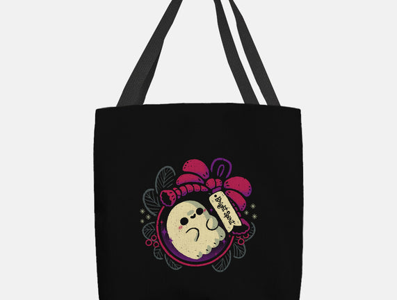 Cute Ghost In Christmas Bauble