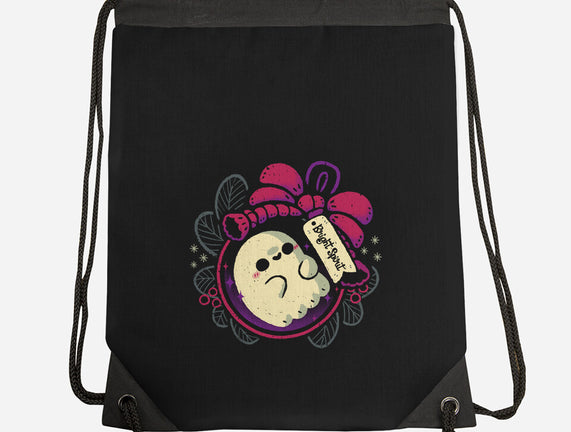 Cute Ghost In Christmas Bauble