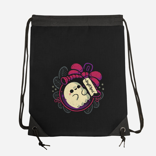 Cute Ghost In Christmas Bauble-None-Drawstring-Bag-xMorfina