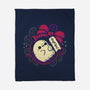 Cute Ghost In Christmas Bauble-None-Fleece-Blanket-xMorfina