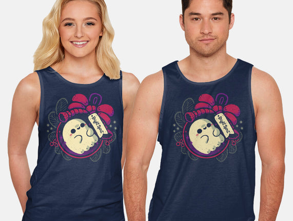 Cute Ghost In Christmas Bauble