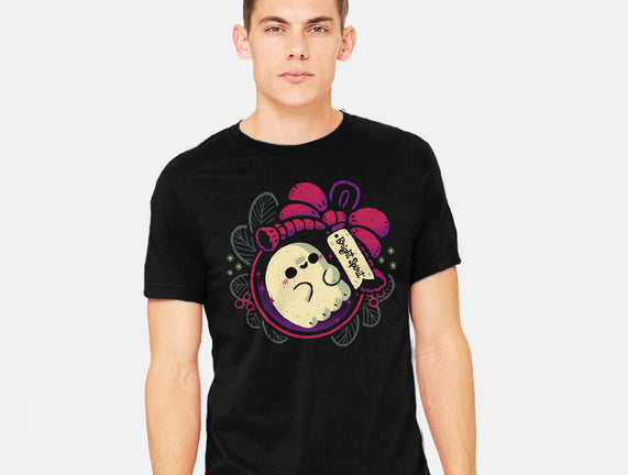 Cute Ghost In Christmas Bauble