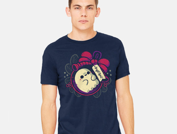 Cute Ghost In Christmas Bauble