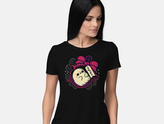 Cute Ghost In Christmas Bauble