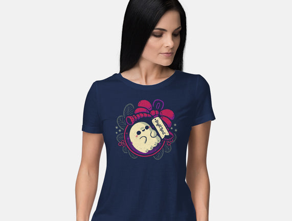 Cute Ghost In Christmas Bauble