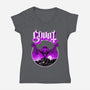 Count Ghost-Womens-V-Neck-Tee-rmatix