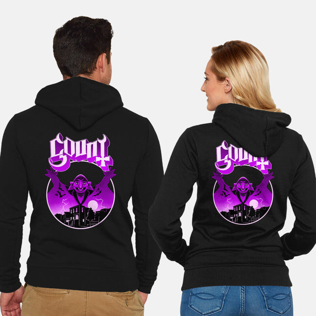 Count Ghost-Unisex-Zip-Up-Sweatshirt-rmatix