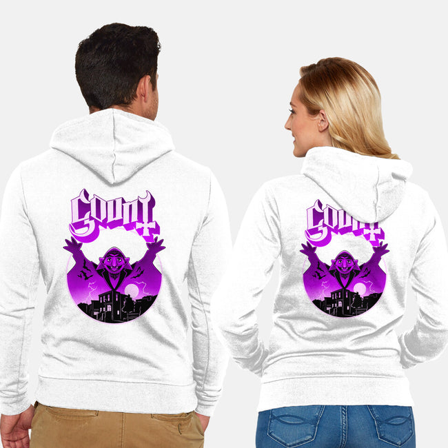 Count Ghost-Unisex-Zip-Up-Sweatshirt-rmatix