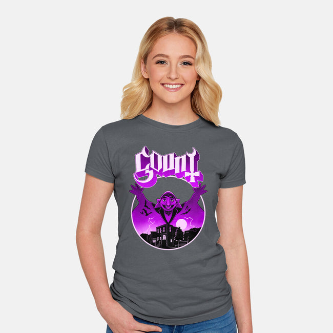 Count Ghost-Womens-Fitted-Tee-rmatix