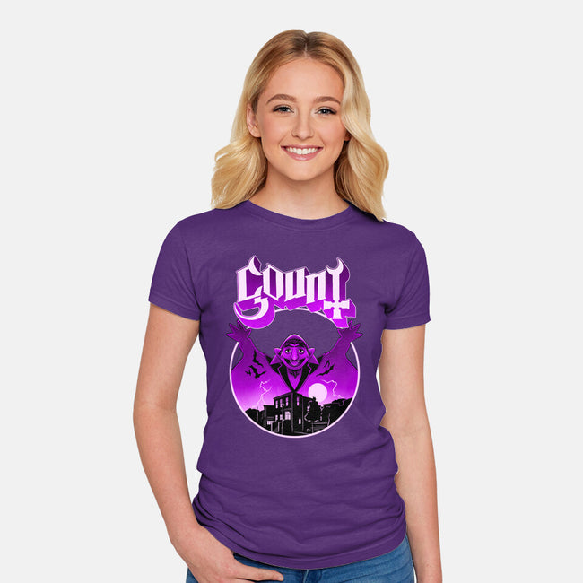 Count Ghost-Womens-Fitted-Tee-rmatix