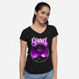 Count Ghost-Womens-V-Neck-Tee-rmatix