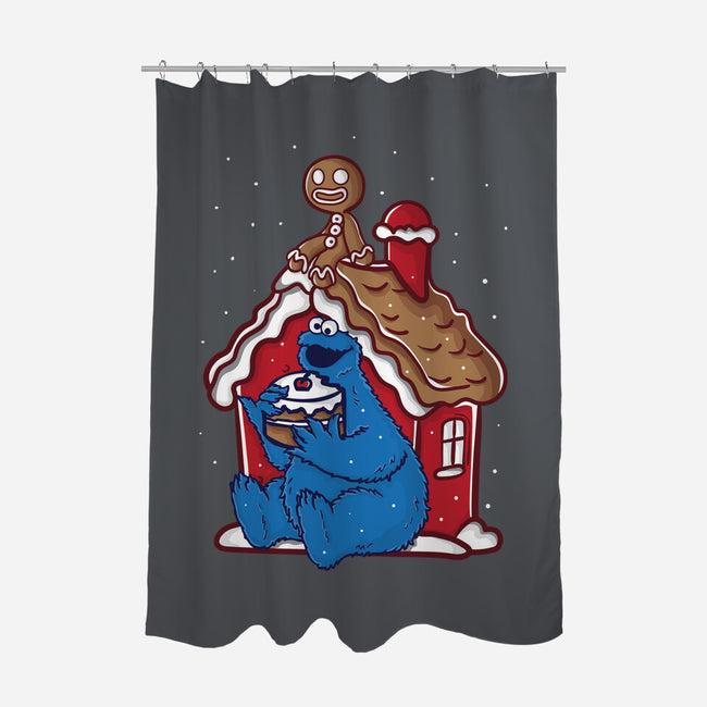 Gingerbread's House-None-Polyester-Shower Curtain-turborat14