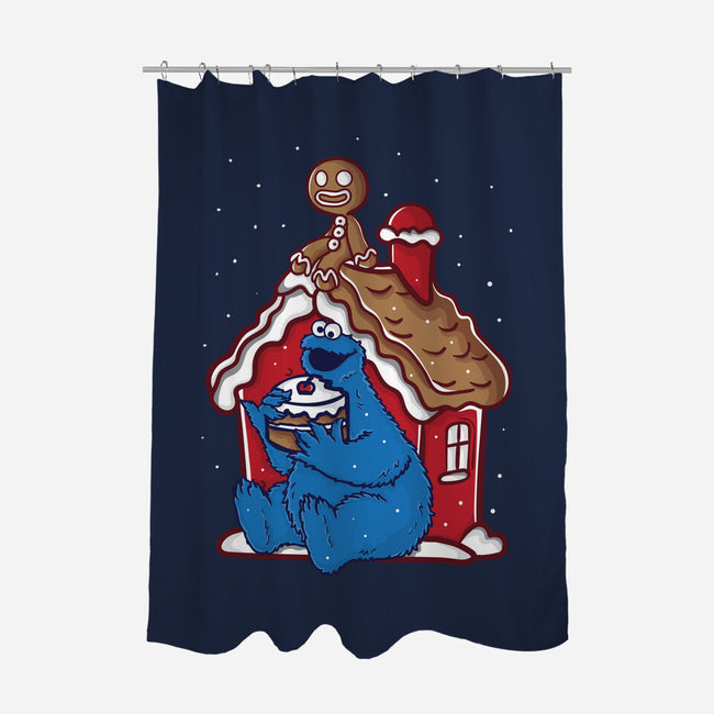 Gingerbread's House-None-Polyester-Shower Curtain-turborat14