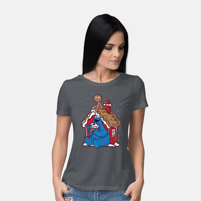 Gingerbread's House-Womens-Basic-Tee-turborat14