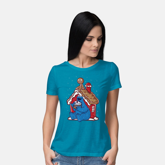 Gingerbread's House-Womens-Basic-Tee-turborat14