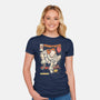 I Love Derry-Womens-Fitted-Tee-Green Devil