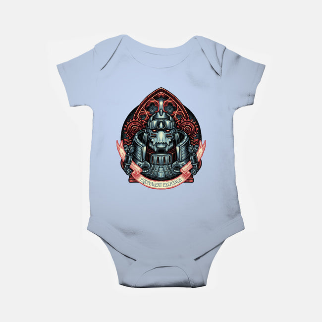 Equivalent Exchange-Baby-Basic-Onesie-glitchygorilla