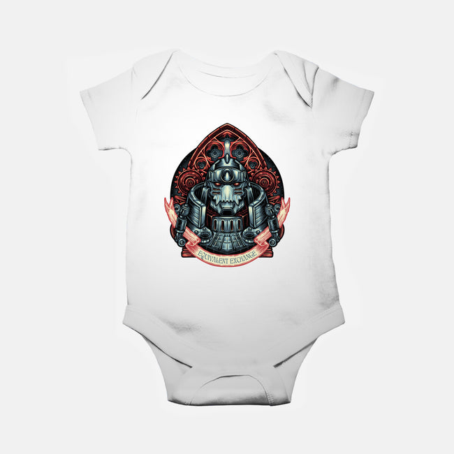 Equivalent Exchange-Baby-Basic-Onesie-glitchygorilla
