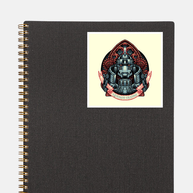 Equivalent Exchange-None-Glossy-Sticker-glitchygorilla