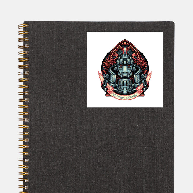 Equivalent Exchange-None-Glossy-Sticker-glitchygorilla