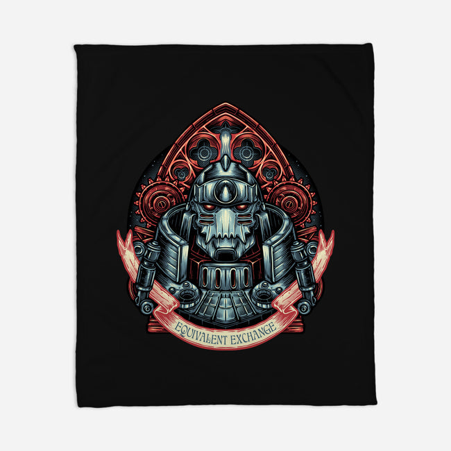 Equivalent Exchange-None-Fleece-Blanket-glitchygorilla