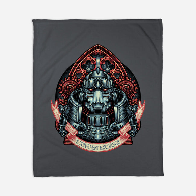 Equivalent Exchange-None-Fleece-Blanket-glitchygorilla