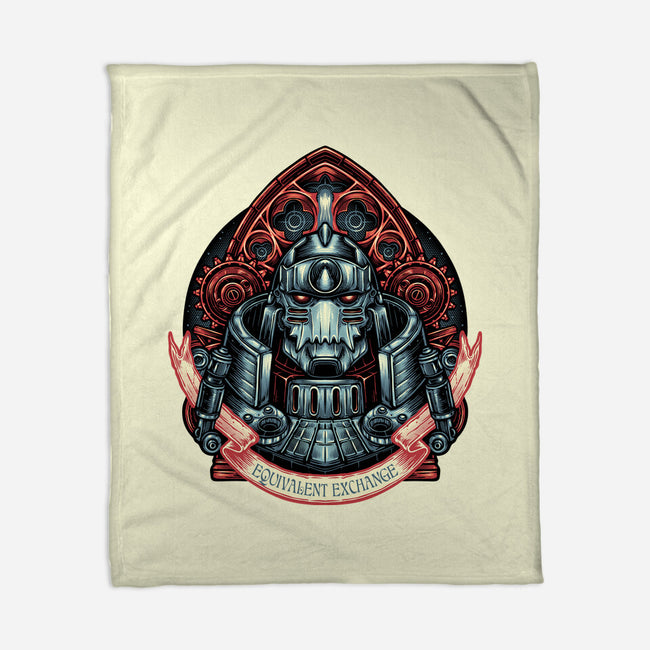 Equivalent Exchange-None-Fleece-Blanket-glitchygorilla