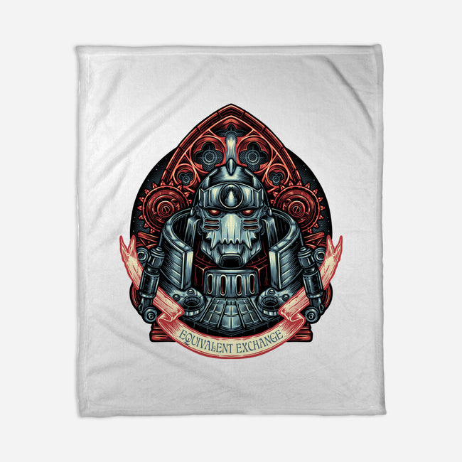 Equivalent Exchange-None-Fleece-Blanket-glitchygorilla