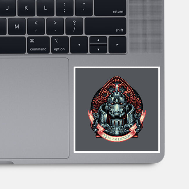 Equivalent Exchange-None-Glossy-Sticker-glitchygorilla