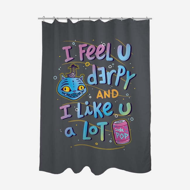 I Feel U Derpy-None-Polyester-Shower Curtain-IdeasConPatatas