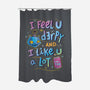 I Feel U Derpy-None-Polyester-Shower Curtain-IdeasConPatatas