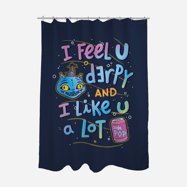 I Feel U Derpy-None-Polyester-Shower Curtain-IdeasConPatatas