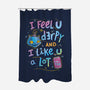 I Feel U Derpy-None-Polyester-Shower Curtain-IdeasConPatatas