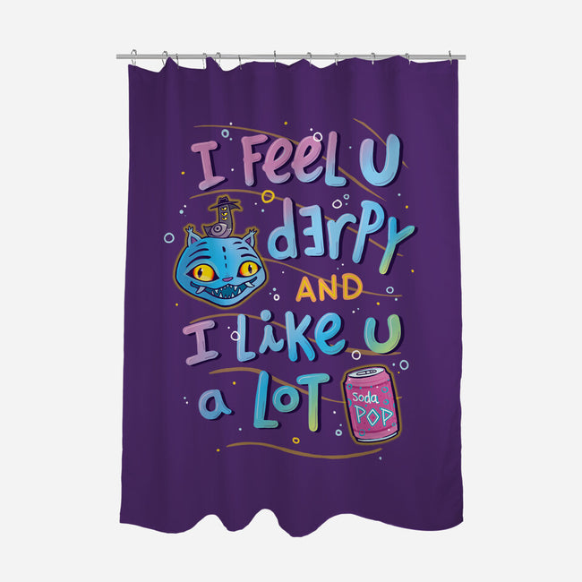 I Feel U Derpy-None-Polyester-Shower Curtain-IdeasConPatatas