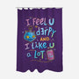 I Feel U Derpy-None-Polyester-Shower Curtain-IdeasConPatatas