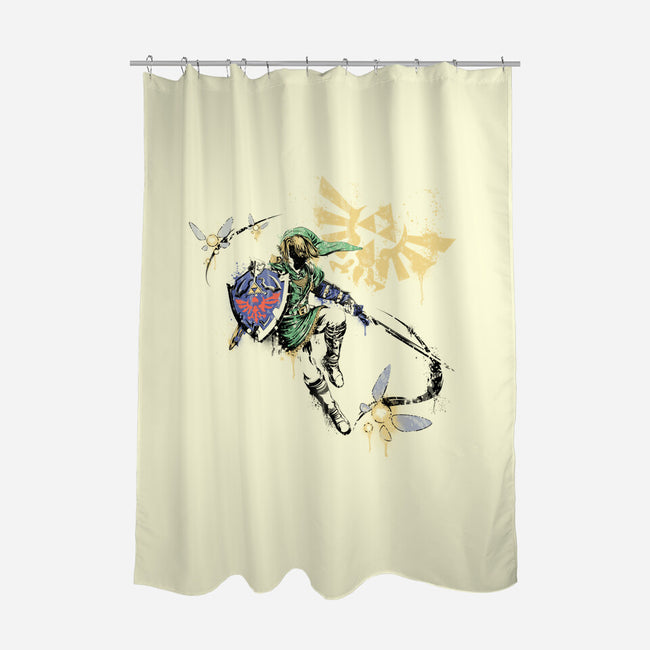 Warrior Graffiti-None-Polyester-Shower Curtain-Fearcheck