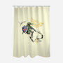 Warrior Graffiti-None-Polyester-Shower Curtain-Fearcheck