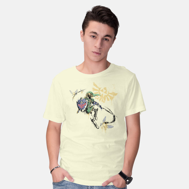 Warrior Graffiti-Mens-Basic-Tee-Fearcheck