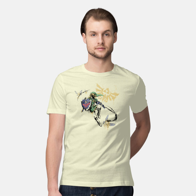 Warrior Graffiti-Mens-Premium-Tee-Fearcheck