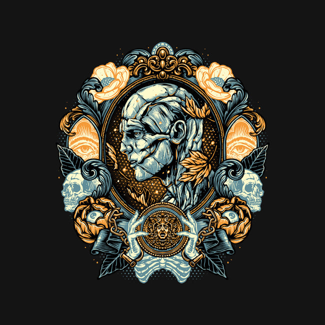 Portrait Of The Creature-Unisex-Baseball-Tee-glitchygorilla