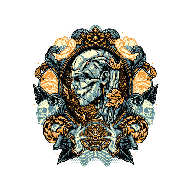 Portrait Of The Creature-Womens-Basic-Tee-glitchygorilla