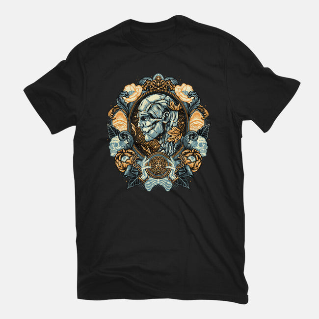 Portrait Of The Creature-Mens-Heavyweight-Tee-glitchygorilla