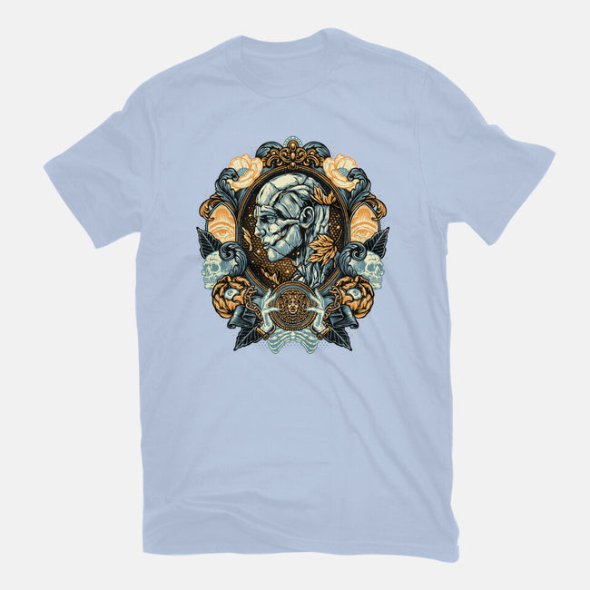 Portrait Of The Creature-Mens-Basic-Tee-glitchygorilla