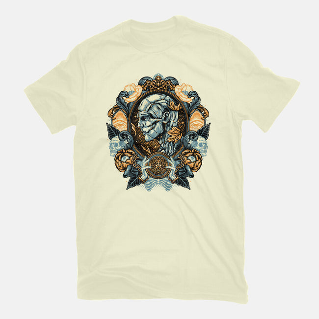 Portrait Of The Creature-Mens-Basic-Tee-glitchygorilla