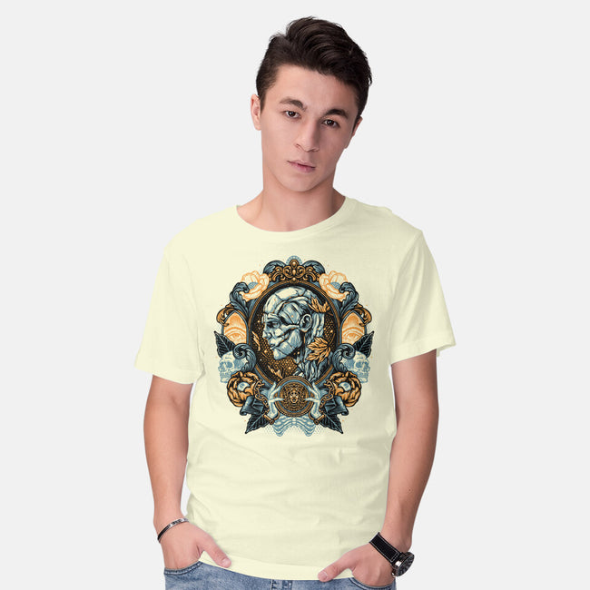 Portrait Of The Creature-Mens-Basic-Tee-glitchygorilla