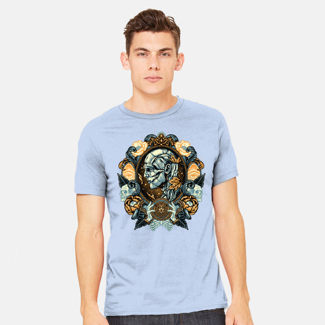 Portrait Of The Creature-Mens-Heavyweight-Tee-glitchygorilla