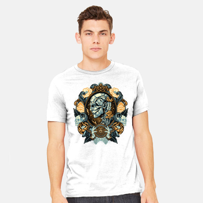 Portrait Of The Creature-Mens-Heavyweight-Tee-glitchygorilla