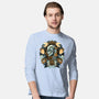 Portrait Of The Creature-Mens-Long Sleeved-Tee-glitchygorilla