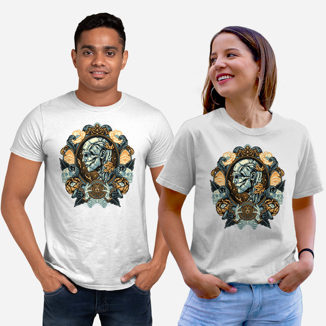 Portrait Of The Creature-Unisex-Basic-Tee-glitchygorilla