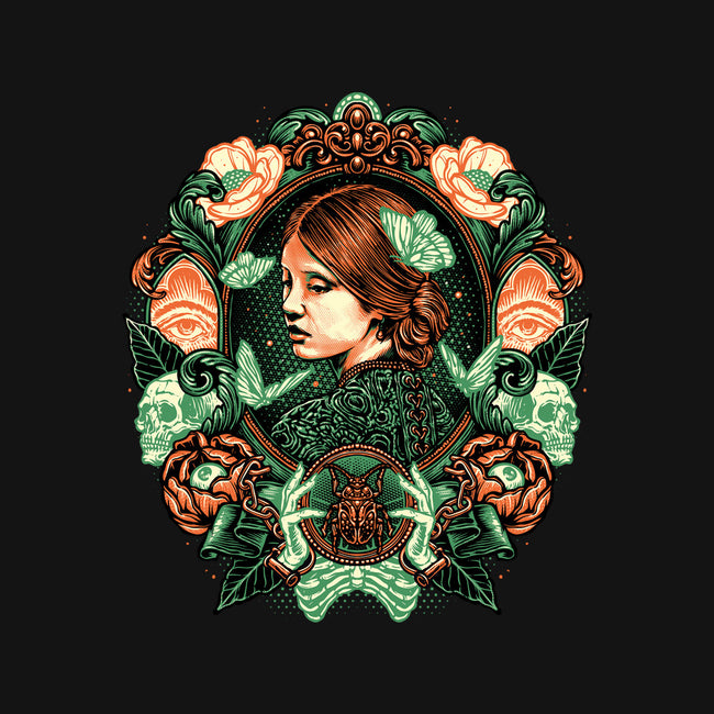 Portrait Of The Bride-Womens-V-Neck-Tee-glitchygorilla